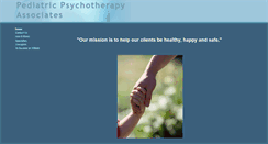 Desktop Screenshot of pediatricpsychotherapyrr.com